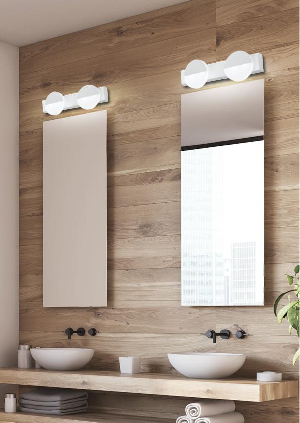Applique murale LED Acier Composite Blanc · Sing · photo 3