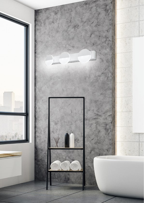 Applique murale LED Acier Composite Blanc · Sing · photo 2