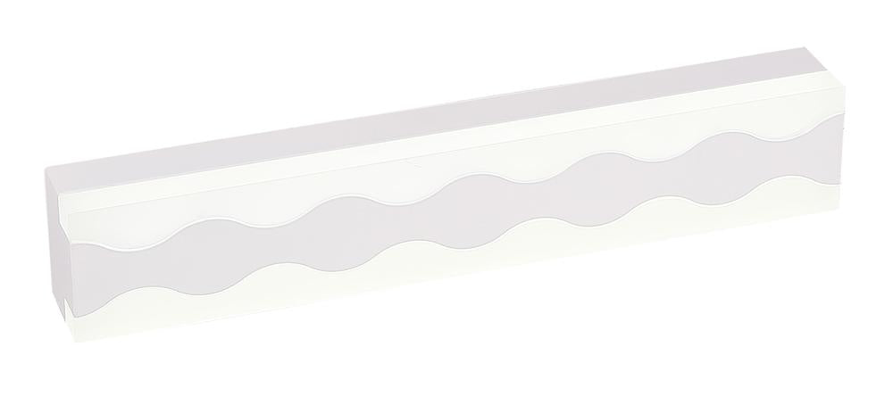 Applique murale LED Acier Composite Blanc · Front