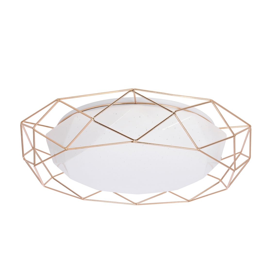 Plafonnier Acier Composite Doré · Sven