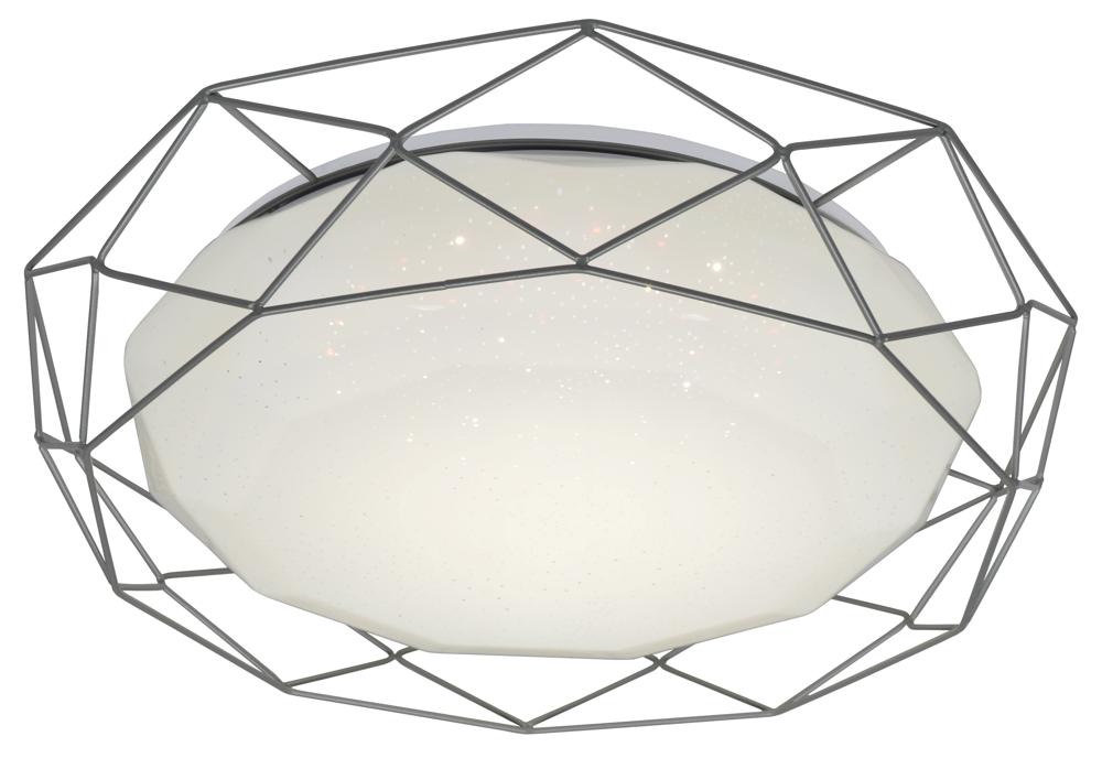 Plafonnier Acier Composite Gris · Sven