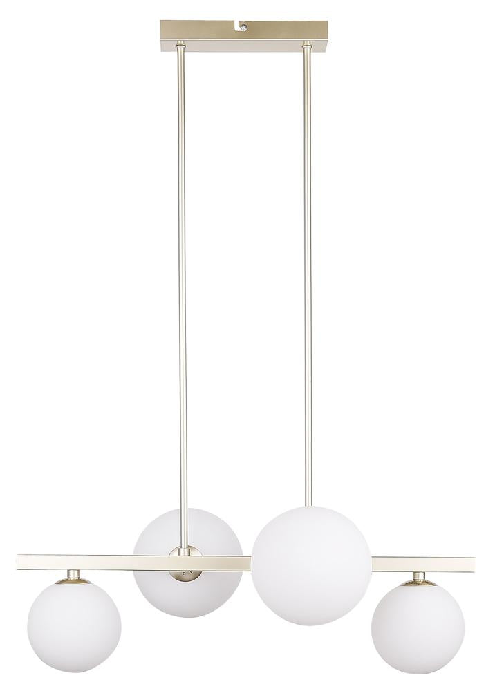 Suspension Acier Verre Laiton · Kama