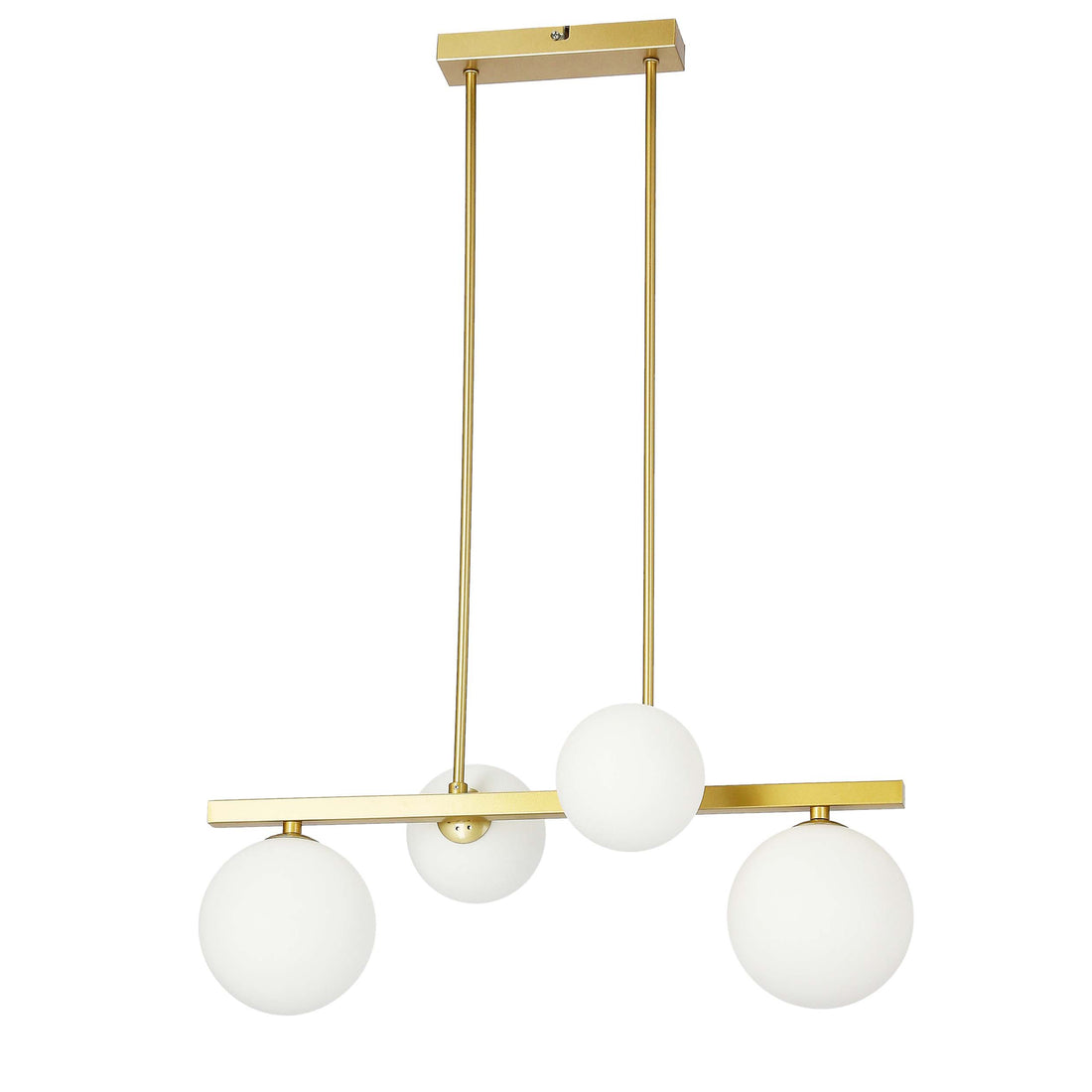 Suspension Acier Verre Laiton · Kama · photo 3