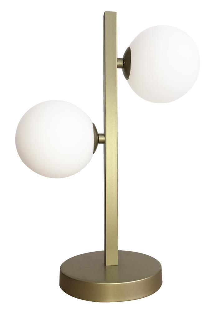 Lampe à poser Acier Verre Laiton · Kama