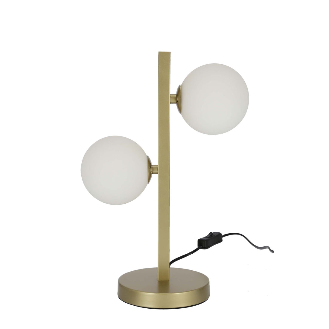 Lampe à poser Acier Verre Laiton · Kama · photo 3