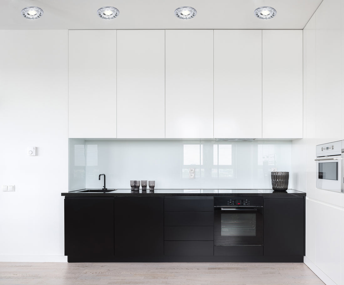 Spot LED Acier Verre Cristal Chromé · photo 4