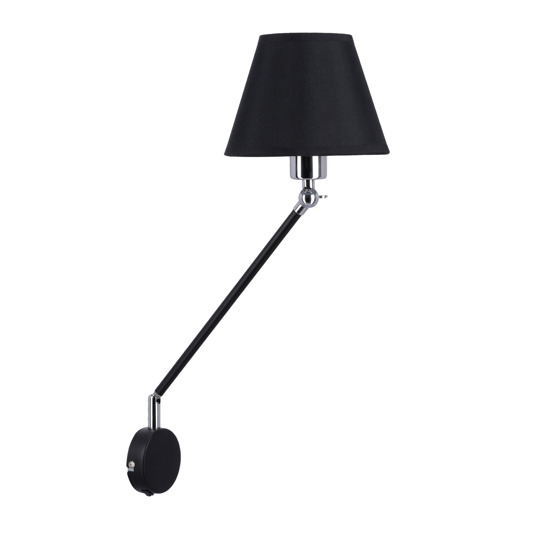 Applique murale Acier Tissu Noir · Filly