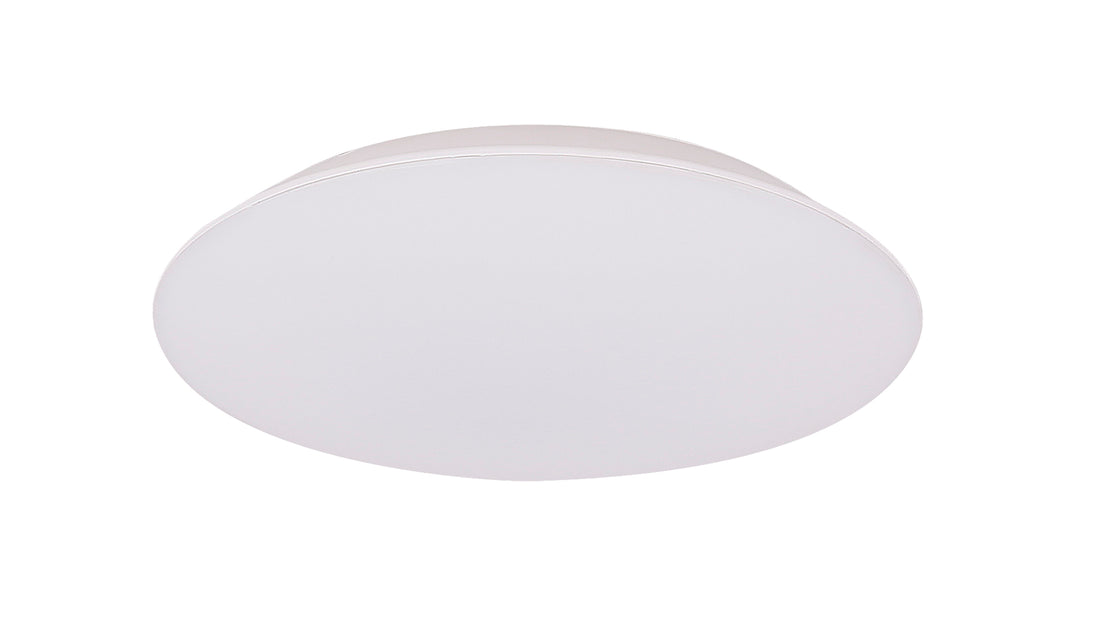 Plafonnier LED Acier Composite Blanc · Mega