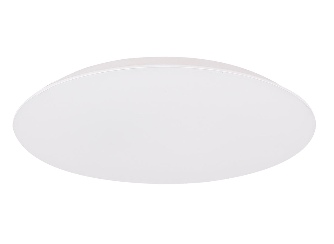Plafonnier LED Acier Composite Blanc · Mega