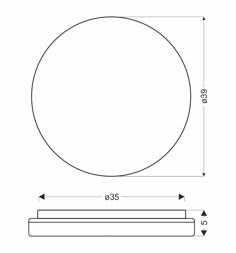 Plafonnier LED Acier Composite Blanc · Gandava · photo 5