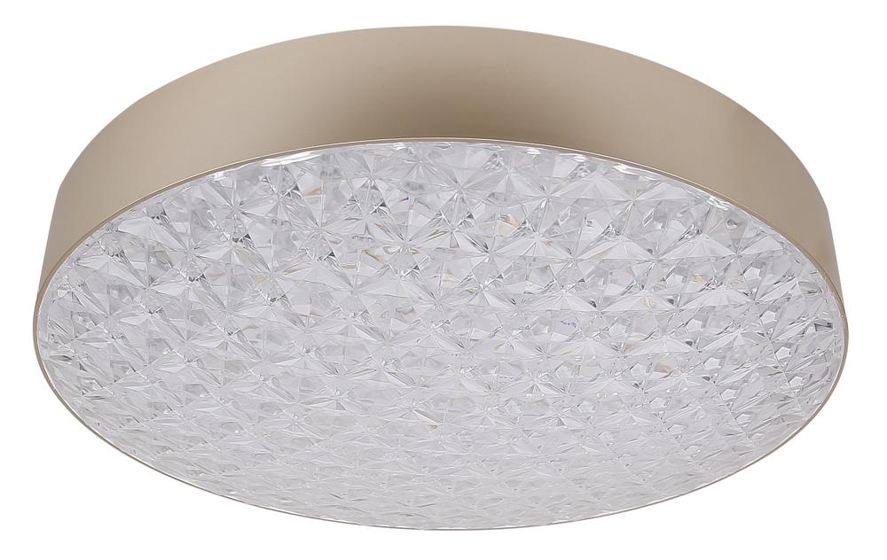 Plafonnier LED Acier Composite Doré · Luxon