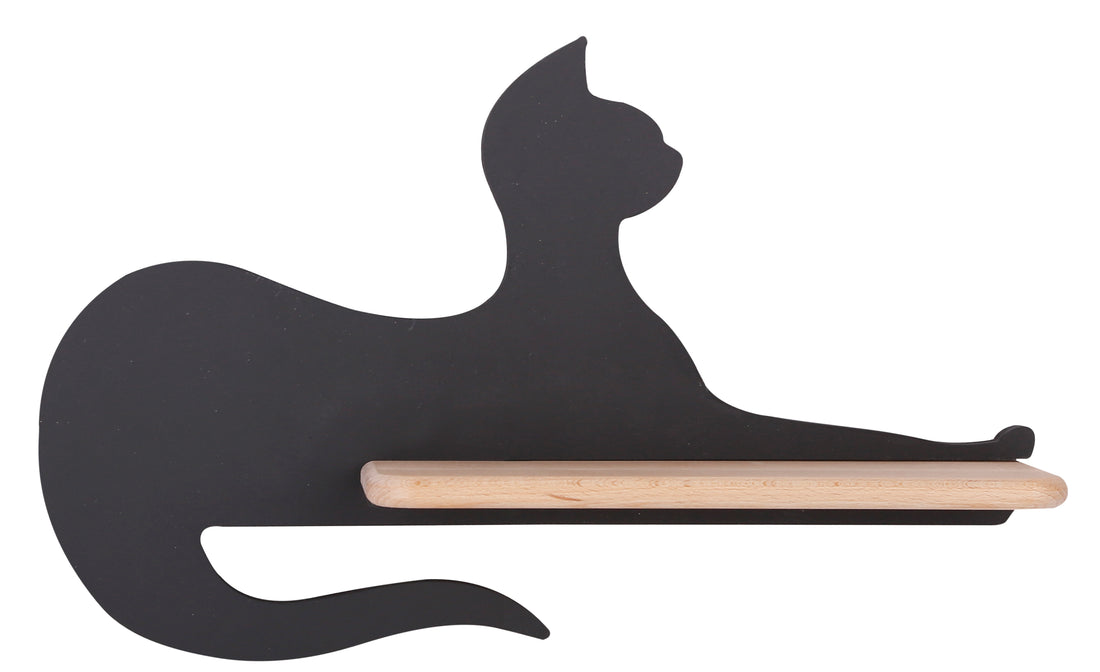 Applique murale LED Bois Noir · Cat