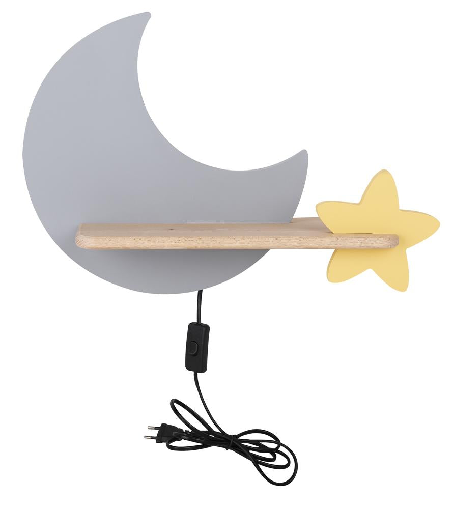 Applique murale LED Bois · Moon
