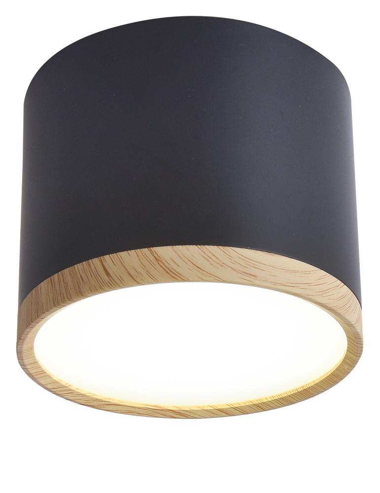 Plafonnier LED Composite Noir