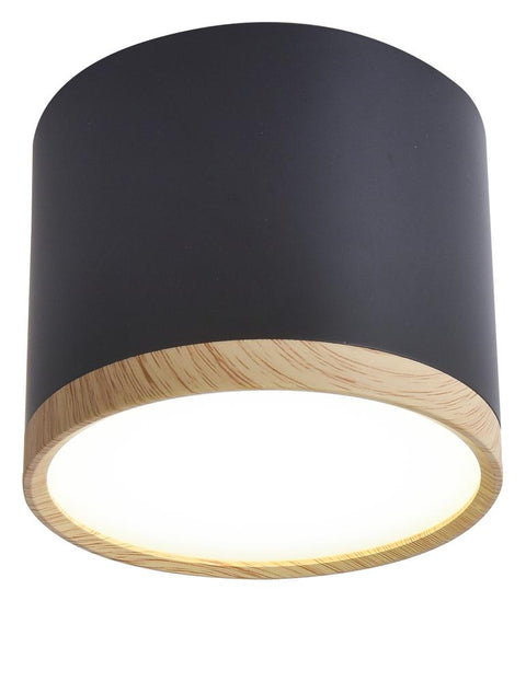 Plafonnier LED Composite Noir