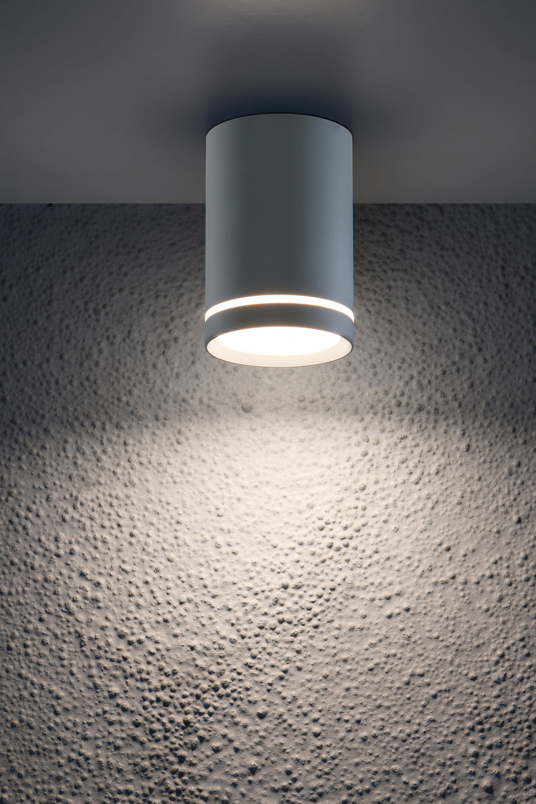 Plafonnier LED Composite Gris · photo 4