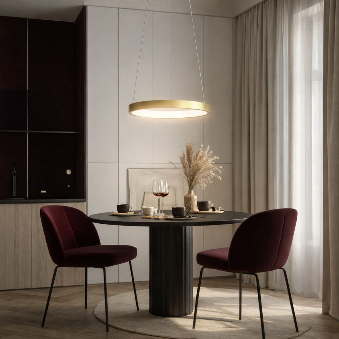 Suspension LED Doré · Lune · photo 3