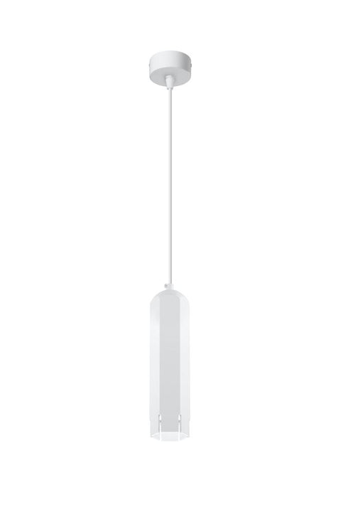 Suspension Acier Blanc GU10
