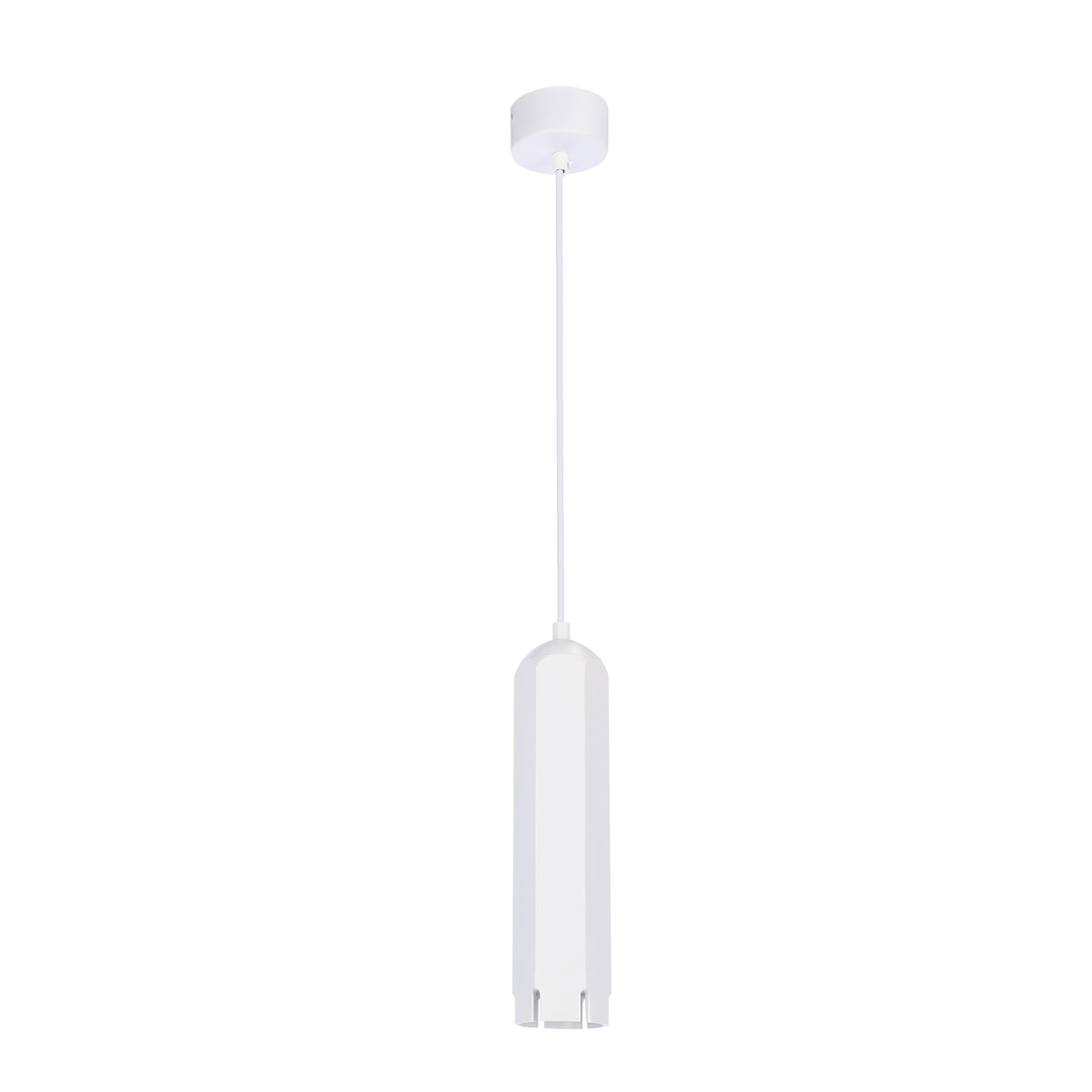 Suspension Acier Blanc GU10 · photo 4