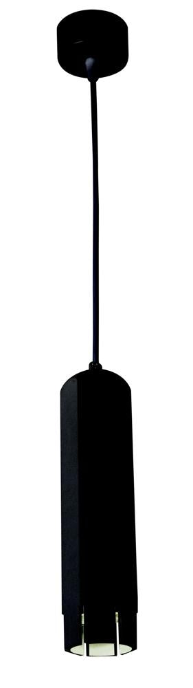 Suspension Acier Noir GU10