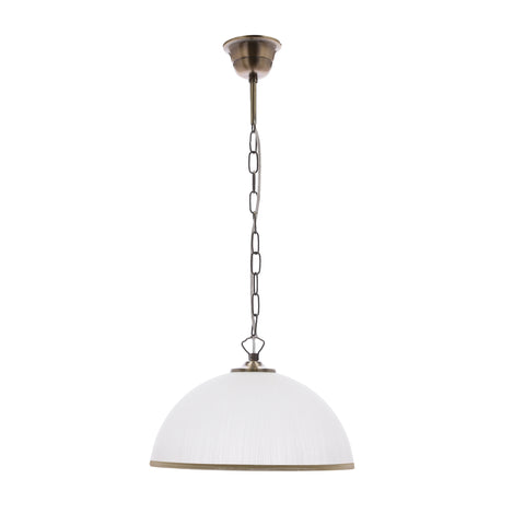 Suspension Acier Verre Antique Laiton · Sugar