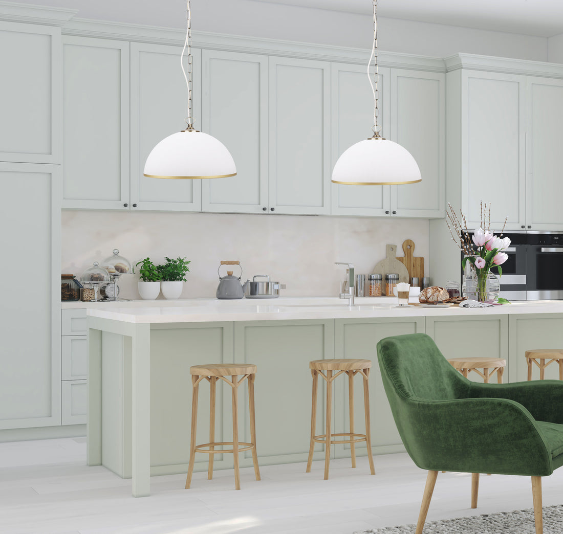 Suspension Acier Verre Antique Laiton · Sugar · photo 3