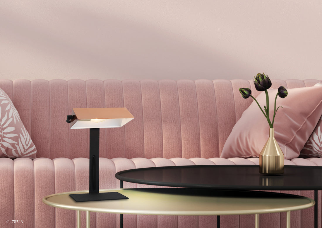 Lampe à poser Acier Noir E14 · Bankier · photo 2