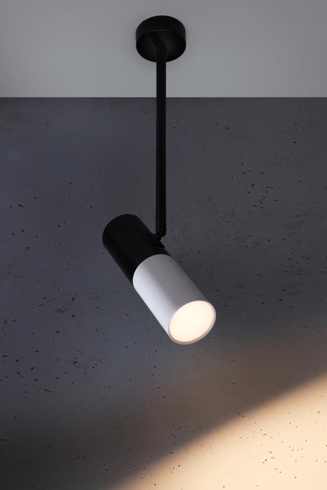 Suspension Acier Composite Blanc et Noir · photo 2