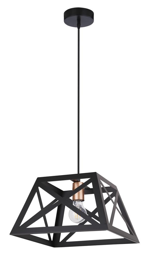 Suspension Acier E14 · Origami