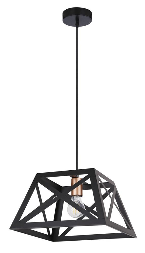 Suspension Acier E14 · Origami