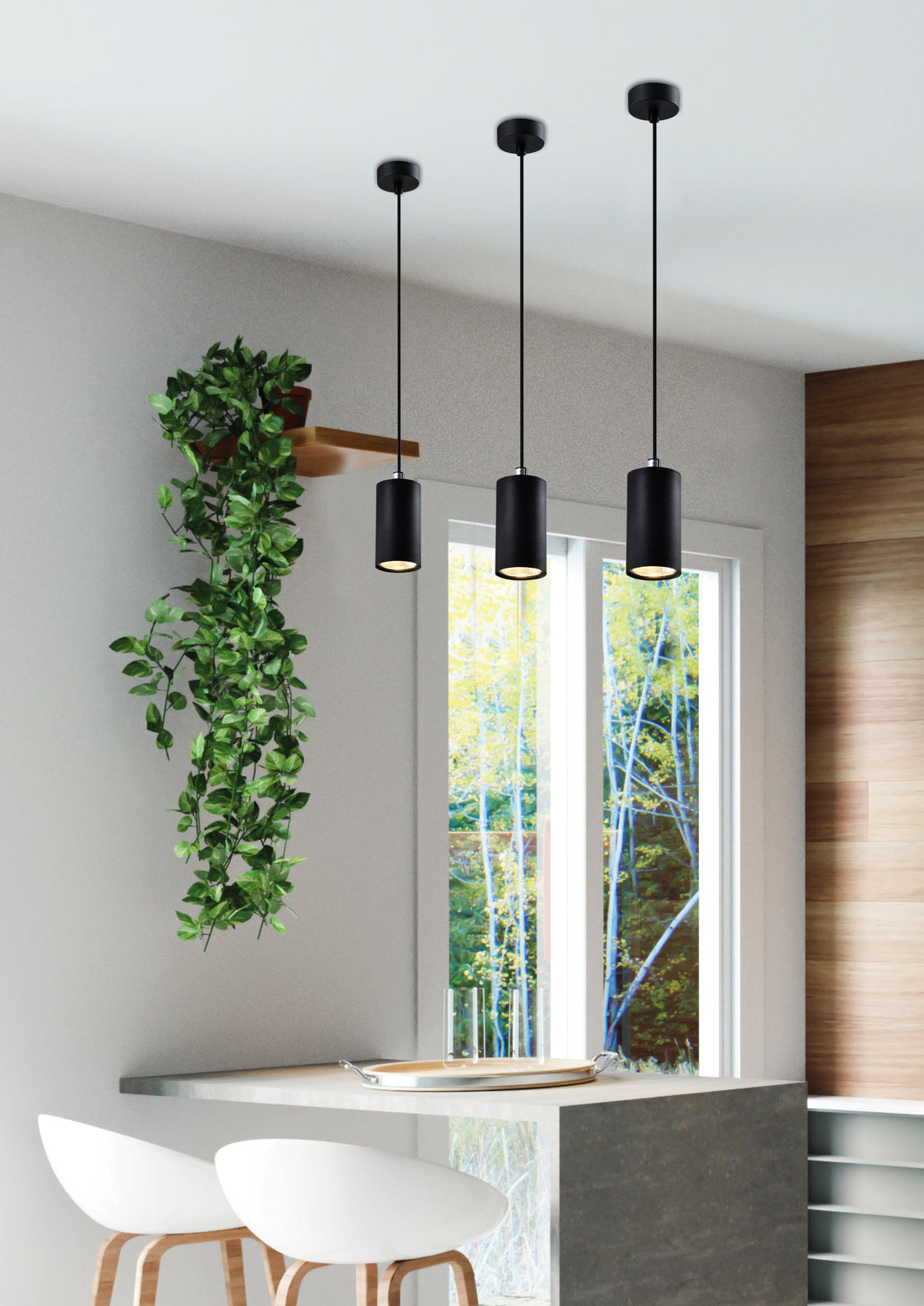 Suspension Acier GU10 · Tubo · photo 2
