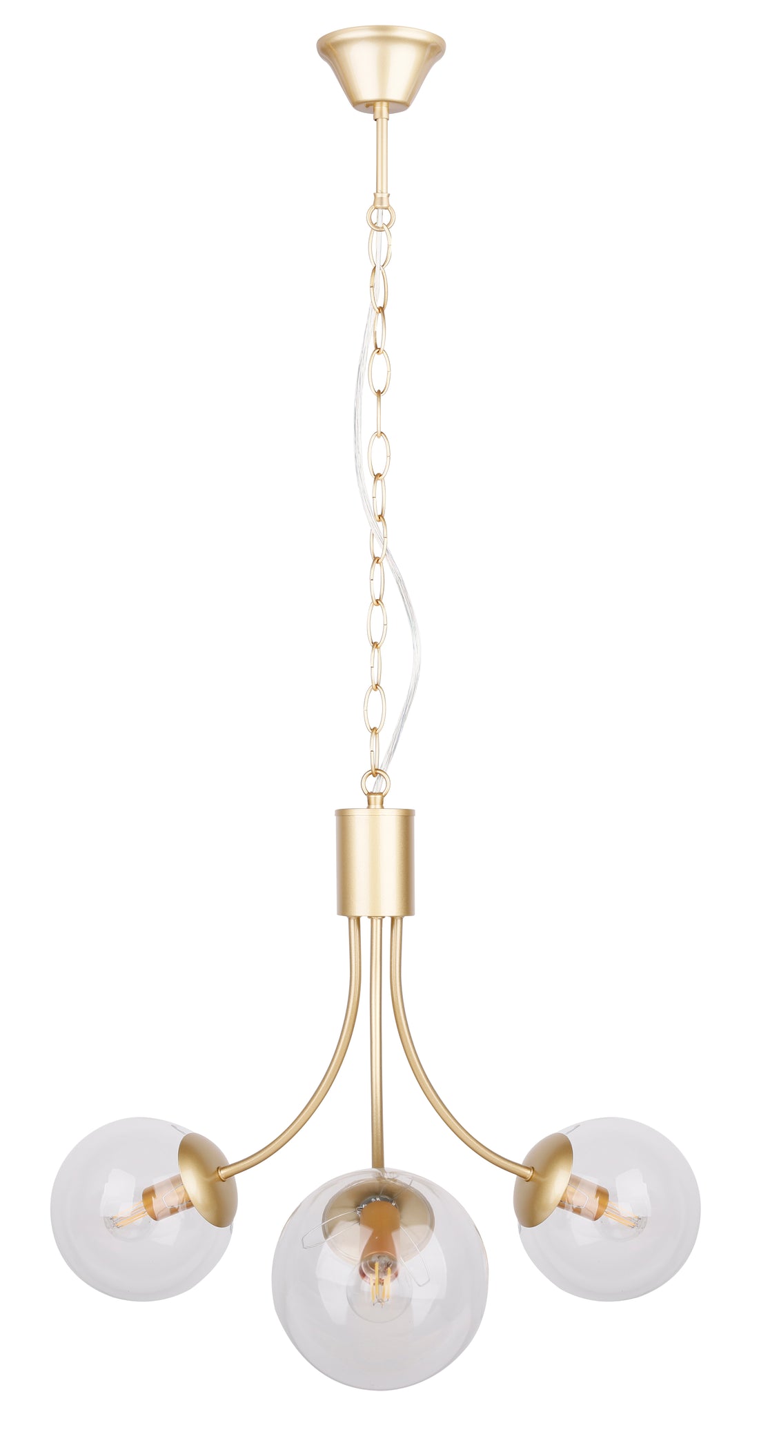 Suspension 3 Lampes Doré E14 · Dani