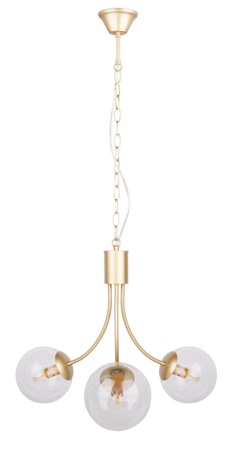 Suspension 3 Lampes Doré E14 · Dani
