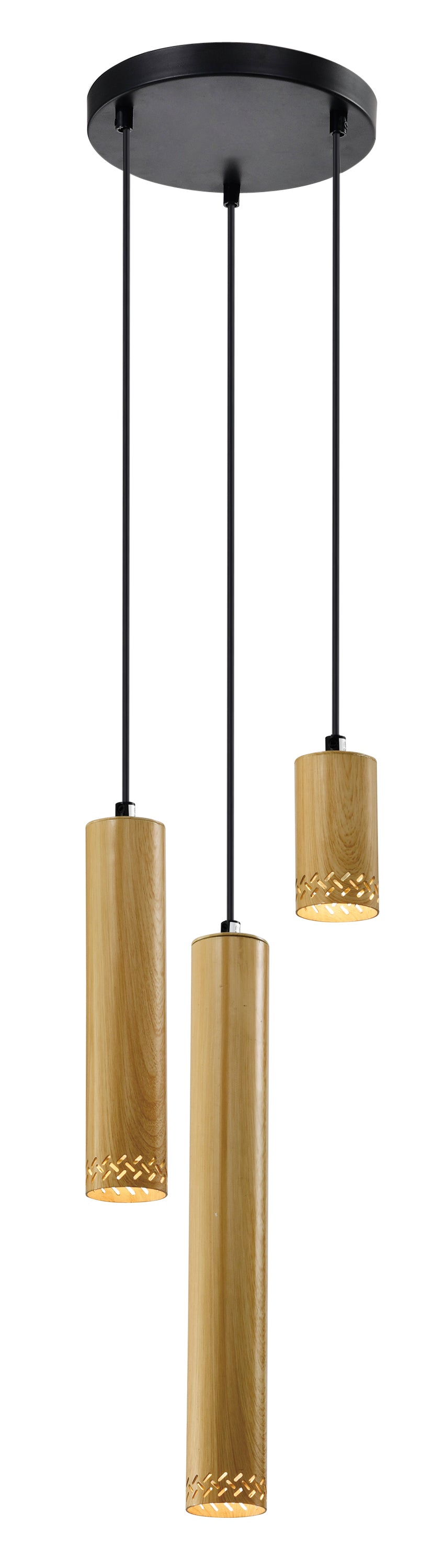 Suspension 3 Lampes Acier GU10 · Tubo