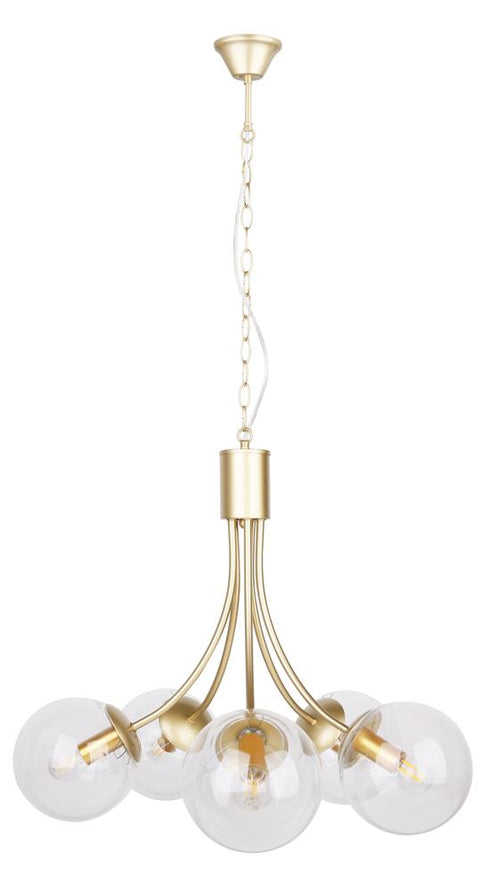 Suspension 5 Lampes Doré E14 · Dani