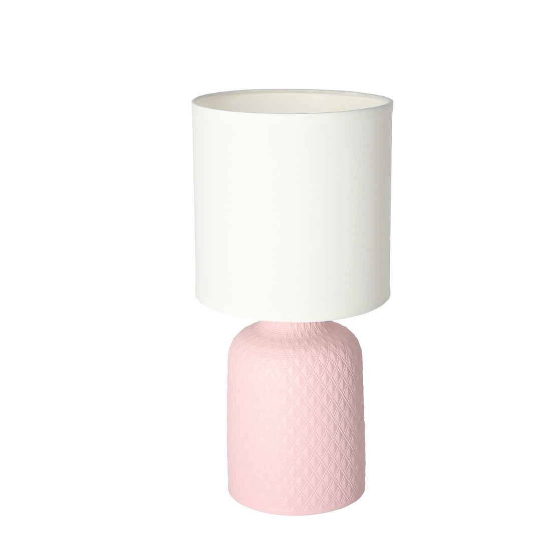 Lampe à poser Tissu Céramique Rose · Iner · photo 3