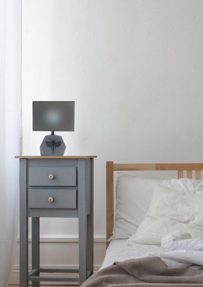 Lampe à poser Tissu Gris E14 · Animi · photo 4