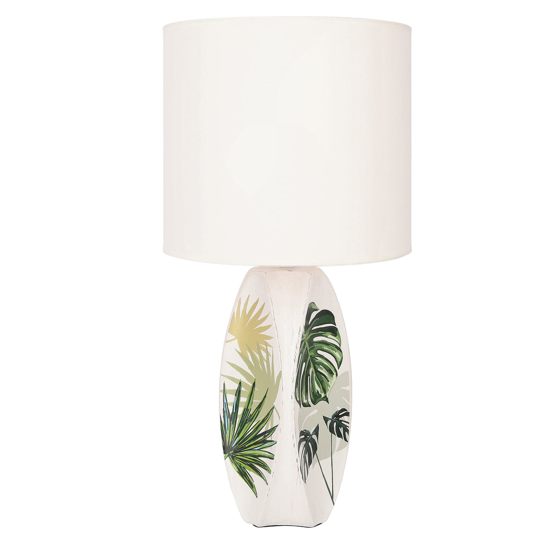 Lampe à poser Tissu Céramique E27 · Palma