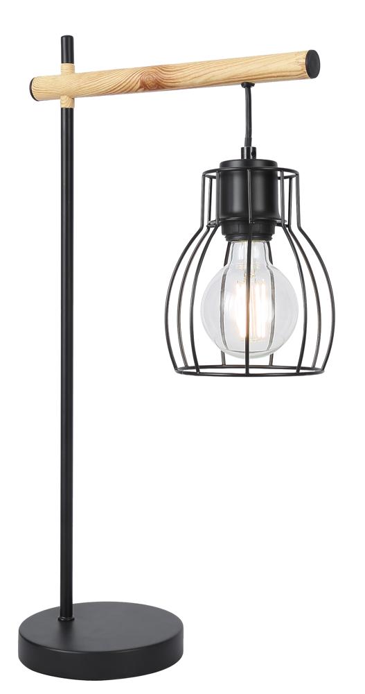 Lampe à poser Acier Noir E27 · Bernita