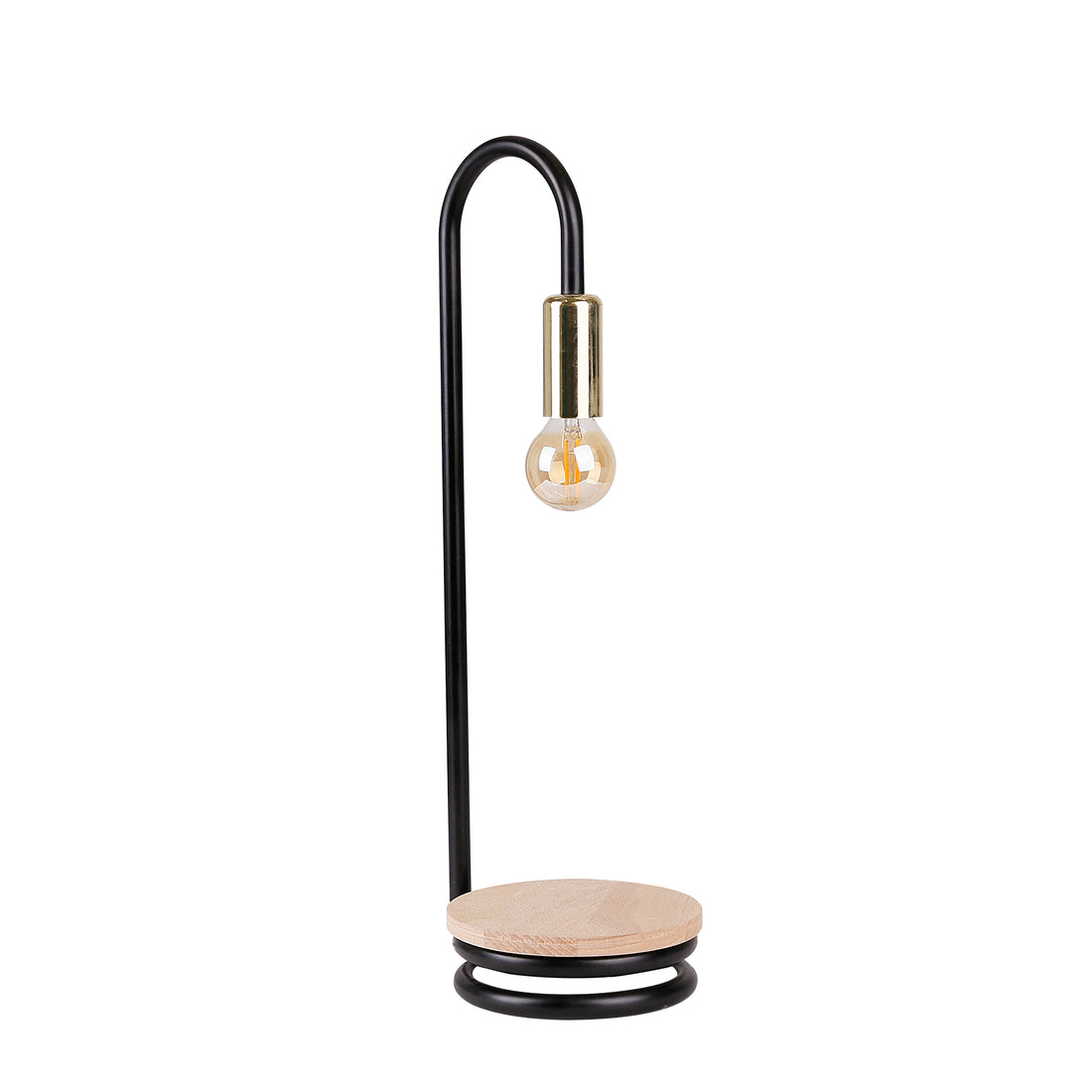 Lampe à poser Noir Doré E14 · Abi
