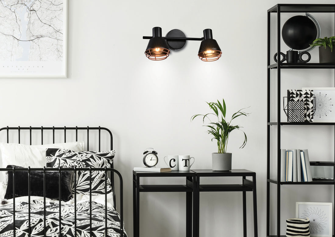 Plafonnier 2 Lampes Acier E14 · Neria · photo 2