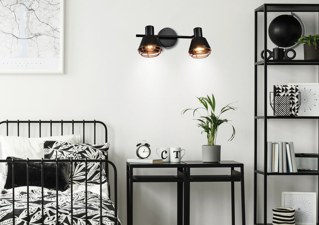 Plafonnier 2 Lampes Acier E14 · Neria · photo 3