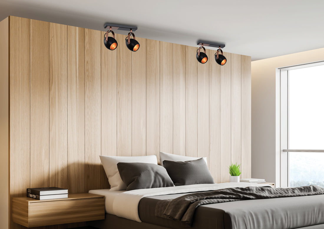 Plafonnier 2 Lampes Acier E14 · Anica · photo 2