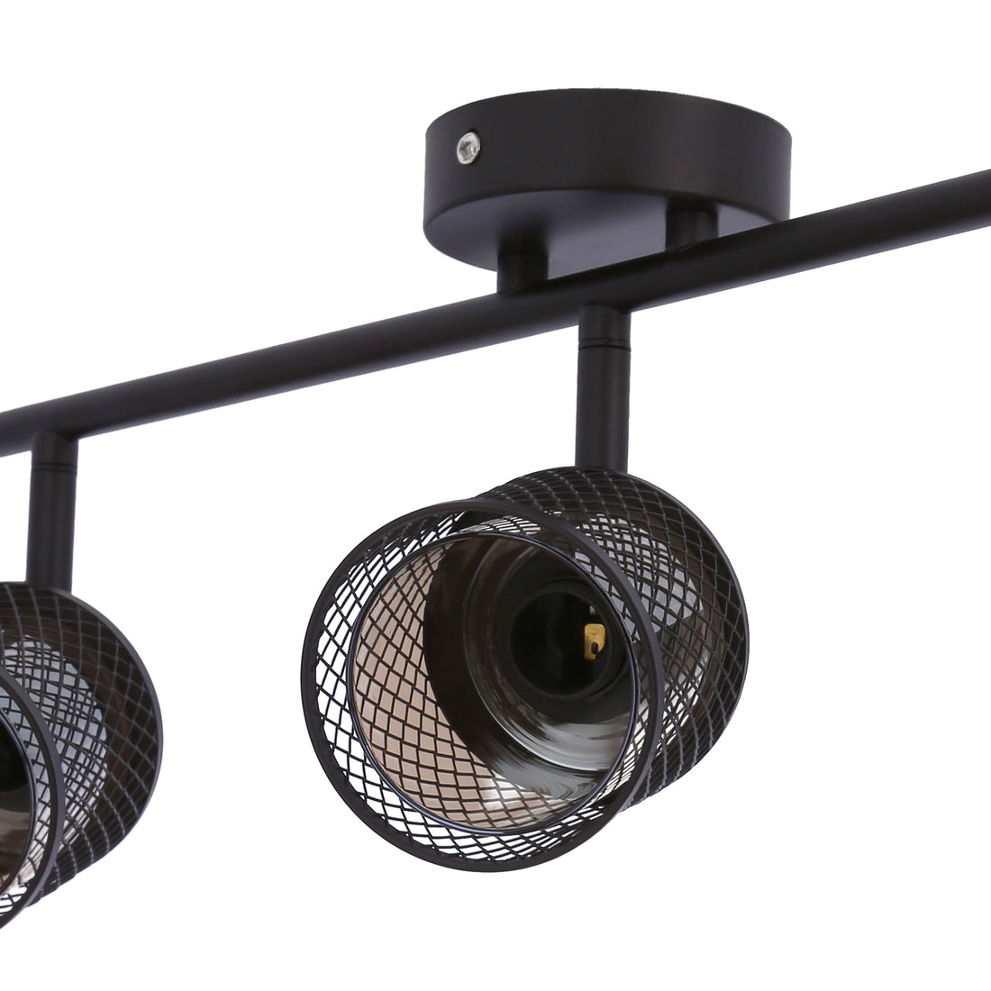 Plafonnier 3 Lampes Acier Verre · Canabera · photo 3