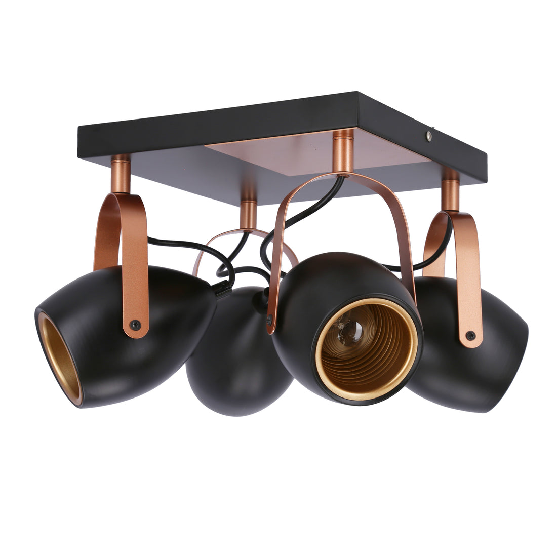 Plafonnier 4 Lampes Acier E14 · Anica · photo 3