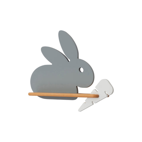 Applique murale LED Bois Gris · Rabit