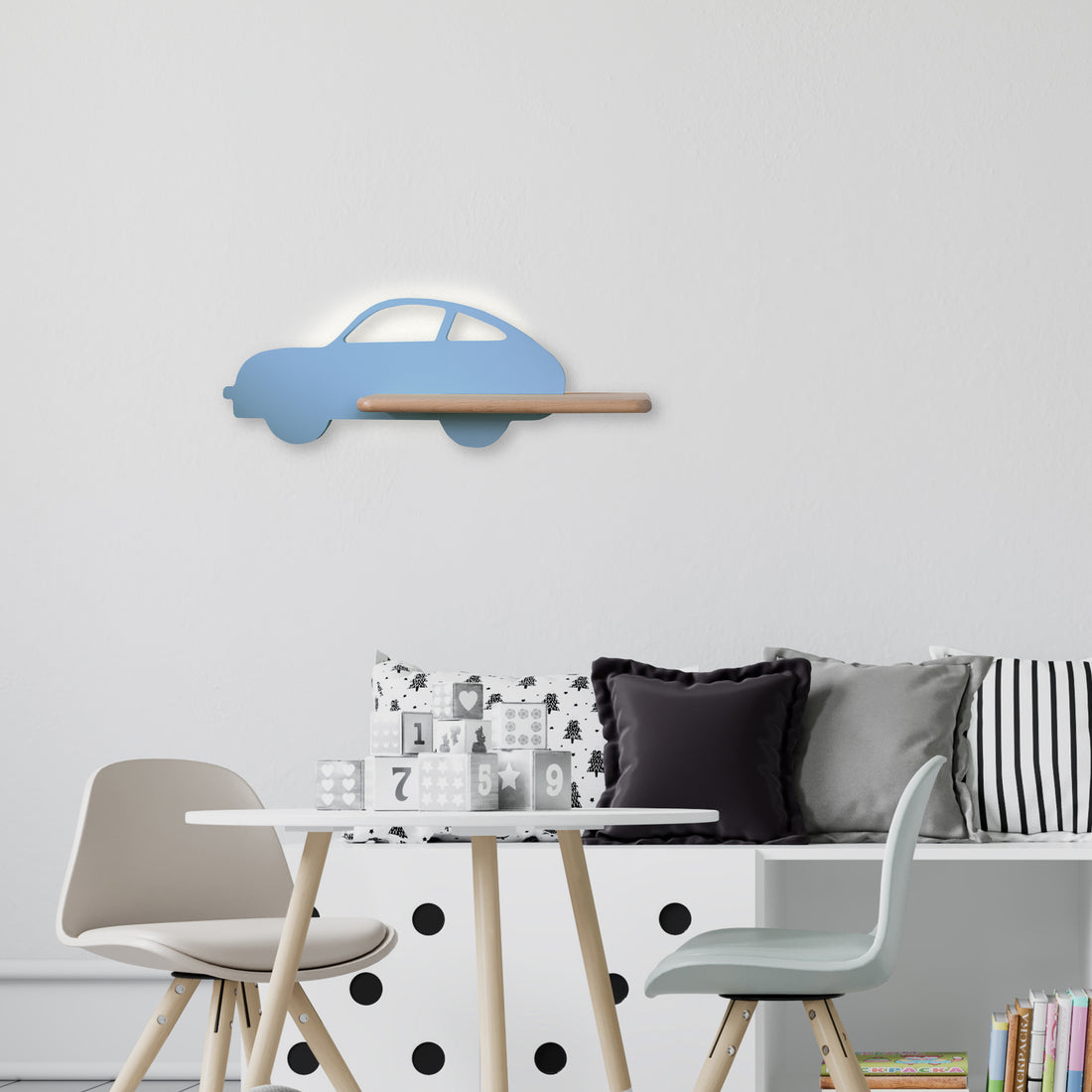 Applique murale LED Bois Bleu · Car · photo 2