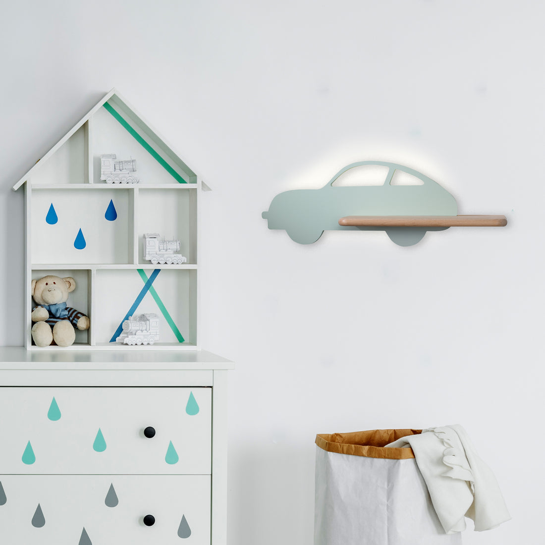 Applique murale LED Bois Vert · Car · photo 2