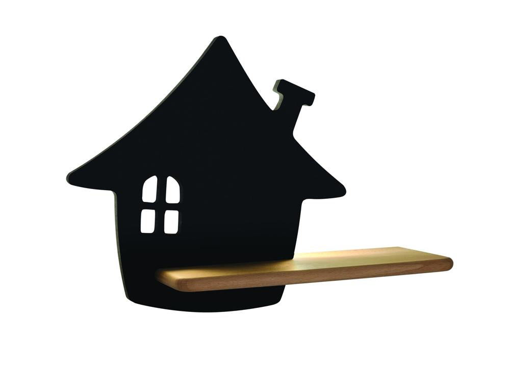 Applique murale LED Bois Noir · House