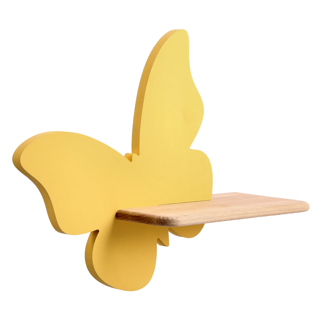Applique murale LED Bois Jaune · Butterfly